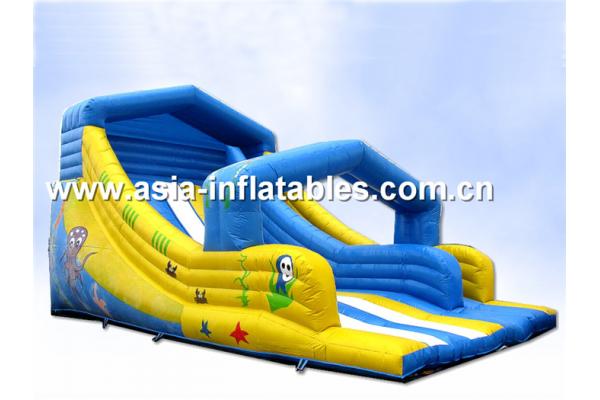 Inflatable Water Slide For Swimming Pool Games In Summer