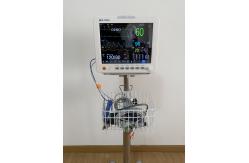China Hospital Emergency ICU Monitoring Device Portable Multiparameter Monitor Optional Printer supplier