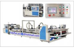 China Paper Carton Folder Gluer Machine Auto Feeding Counting Stacking Output supplier