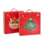 Custom Logo Guest Chinese Wedding Door Gift Box Candy Box Packaging Paper Wedding Dress Gift Box With Ribbon Closure for sale