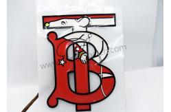 China Personalised Iron On Stickers Heat Transfer Clothing Labels supplier