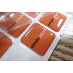 Custom Epoxy Resin Clear Crystal Dome Sticker / 3D Printing Epoxy Resin Label for sale