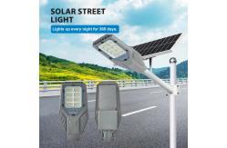 China 120W IP65 Waterproof Solar Street Light With Lithium Ion Battery supplier
