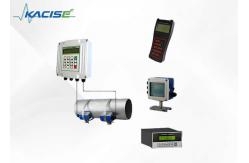 China Handheld Ultrasonic Liquid Flow Meter High Accuracy With Rechargeable Power Supply supplier
