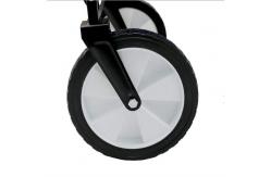 China PVC  8 Inch Hard Rubber Wheels 20cm Folding Cart Solid Trolley Wheels supplier
