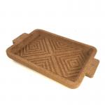 OEM ISO9001 Rectangular Cork Serving Trays Heat Resistant for sale