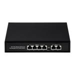 OEM ODM Fast Ethernet 10/100mbps 4 Port Poe Switch With 2 Uplink Port Network Switch for sale