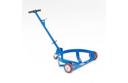 China Blue 500KGS Low Profile Drum Trolley Material Handling Equipment Fabrication supplier