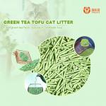 Natural Greentea Tofu Clumping Litter ODM Clumping Biodegradable Cat Litter for sale