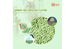 China Natural Greentea Tofu Clumping Litter ODM Clumping Biodegradable Cat Litter supplier