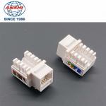 90 Degree Network RJ45 Keystone Jack Cat6A UTP 8P8C With Gold Plating for sale
