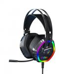 Deep bass 7.1 surround sound stereo RGB headsets over ear headband OEM wired gaming headphones with mic for PS4 PS5 for sale