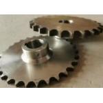 DIN Sprocket 24B 28B 32B Chain Wheel With 10mm Tooth And C45 Material