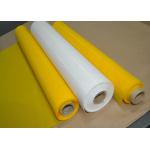 100% Polyester Yellow Screen Printing Mesh Roll Heat Resistance For Cermics Printing