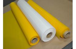 China 100% Polyester Yellow Screen Printing Mesh Roll Heat Resistance For Cermics Printing supplier