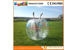 China 1.2 M Diameter PVC Transparent Inflatable Bubble Soccer Human Zorb Ball supplier