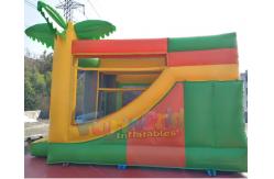 China SGS TUV Inflatable Bouncer Slide / Blow Up Trampoline With Slide Jumping Bouncer supplier