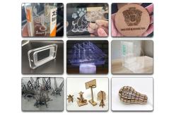 China CO2 Metal And Wood Laser Engraving Machine 10.6um Wavelength supplier