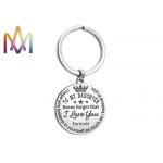Inspirational Kaychain Gift Custom Shaped Keychains Stainless Steel free engraving for sale