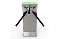 China Automatic Electronic 3 Arm Turnstile Access Control Tripod Turnstile Gate With Card Reader supplier
