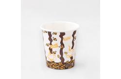China 6oz 180ml Single Wall Paper Hot Cups PE Coated 72mm supplier