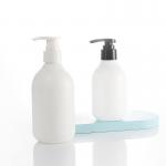 China 300ml Shampoo Shower Gel Bottle Cylindrical Oblique Shoulder for sale