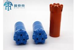 China Long Skirt Quarrying Rock Tools Drill Mining Tapered Button Bit 34mm supplier