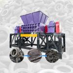 2TPD-3TPD Waste Tire Shredder Recycling Scrap Tire Crusher Machine for sale