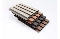China Wood Grain Exterior WPC Wall Panel Outdoor Cladding Co Extrusion Fireproof supplier