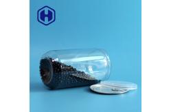 China 30oz 900ml Air Tight Bulk Transparent Plastic Can For Fruit Candies supplier