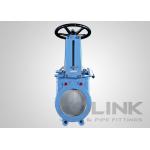 Uni-directional Knife Gate Valve Replaceable Rubber Seat Wafer Type for sale