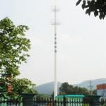 Mobile Phone Communication Monopole Telecom Tower 35m Single Tube for sale