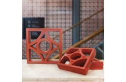 China Oem Garden Decoration Clay Breeze Block Hollowed Wall Partition Panels supplier