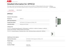 China ABB SPFEC12 Analog Input Module industrial robot spare parts supplier