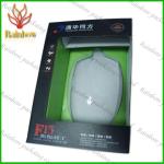 Paper Box Packaging With Plastic Transperent Window For Mouth / Electics for sale