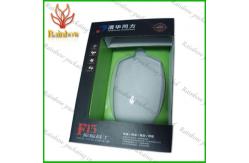 China Paper Box Packaging With Plastic Transperent Window For Mouth / Electics supplier