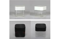 China Odorless Square Clear Plastic Containers 17.6oz Dried Fruit Scented Tea 1000pcs supplier