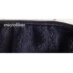 Microfiber 300gsm 150cm Width Black Durable Piping Good-looking Sports Cleaning Towel
