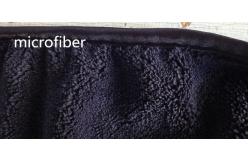 China Microfiber 300gsm 150cm Width Black Durable Piping Good-looking Sports Cleaning Towel supplier