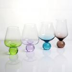 Crystal Wine Glass Mouth Blown Hand Blown Glass With Color Gradient And Multiple Size Options Ideal For Parties And Gifts for sale
