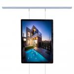 Aluminium Real Estate Display Light Box Frame Backlit Acrylic Advertising Crystal Lightbox for sale
