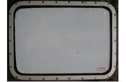 China Brass Fixed Rectangular Marine Glass Windows , Custom Marine Windows，Wheelhouse Windows supplier