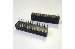 China SMT 1.27mm Box 10 Pin Female Header Connector Dual Side supplier