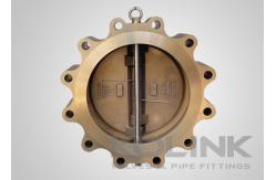 China Lugged Wafer Double-door Check Valve, Cast Steel Dual-plate, DN50 - DN1200 supplier