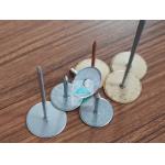 12Gauge 38mm Ductwork Metal Cupped Head Weld Pins , Rock Wool Insulation Weld Nails For HAVC System for sale
