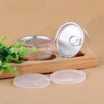 55ml Weed Spice Child Proof Clear Pet Jars With Easy Open Lid