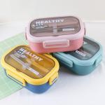 Metal Bento Lunch Box Stainless Steel Leakproof 2-Compartment Bento Lunch Box