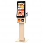 Fast Food & Restaurant Self Ordering Kiosk 23.8 Inch Touch Display 80mm Thermal Printer QR Scanner for sale