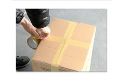 China Practical Rubber Kraft Paper Adhesive Tape , Single Sided Paper Tape Brown supplier