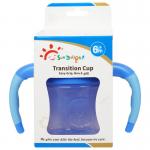 Pink Blue Green EN71 6 Month 6 Ounce Girls Sippy Cup for sale